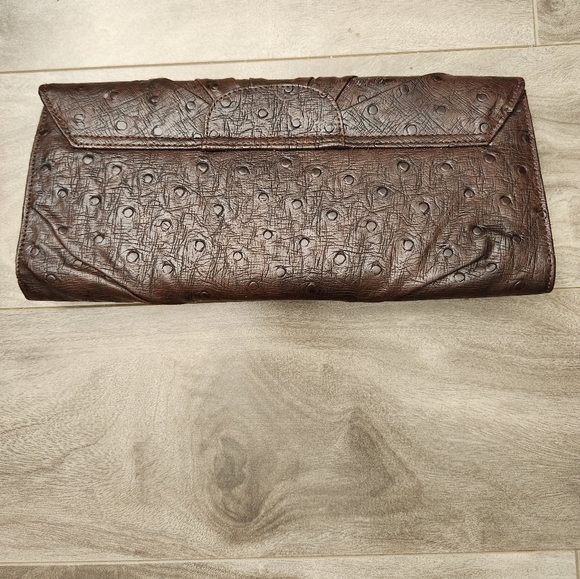 Costa Blanca Brown Clutch Purse - Picture 2 of 8